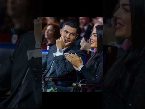 Cristiano Ronaldo Georgina Rodriguez & Cristianinho CR7 Jr  💖 Globe Soccer Awards 2025 💙 Dubai #cr7