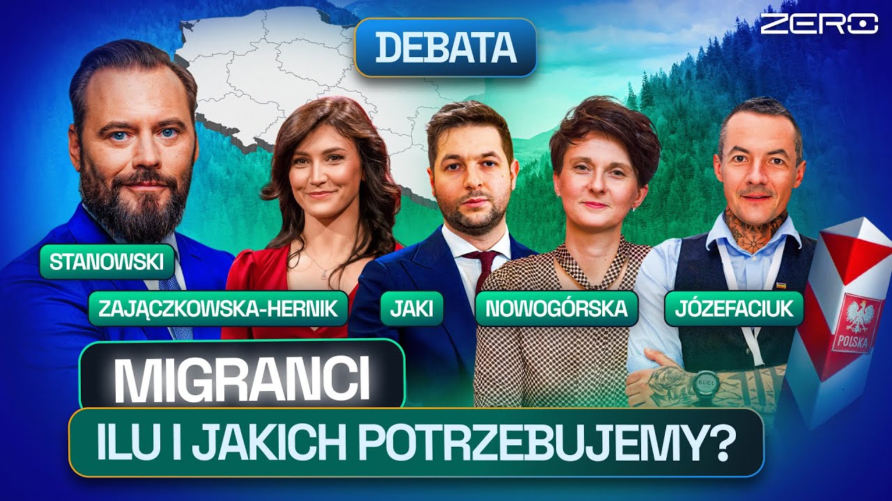 DEBATA O MIGRANTACH | STANOWSKI, ZAJĄCZKOWSKA-HERNIK, JAKI, NOWOGÓRSKA, JÓZEFACIUK I KRYNICA FORUM