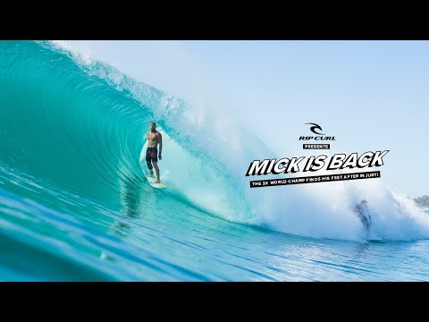 Mick Fanning is Back: The 3x World Champ Finds His Feet After Injury!