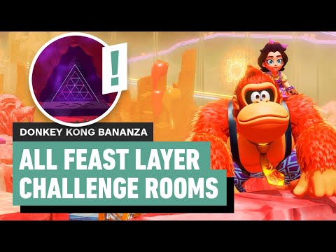 Donkey Kong Bananza: All Feast Layer Challenge Rooms | Locations and Solutions