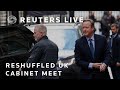 LIVE: Reshuffled UK Cabinet meets for the first time