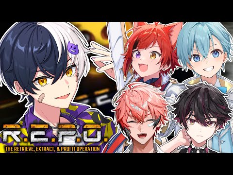 【 R.E.P.O.】世界で一番人気のホラゲを神メンツで遊んでいく【まぜ太/赤城ウェン/酒寄颯馬/ころん/莉犬】