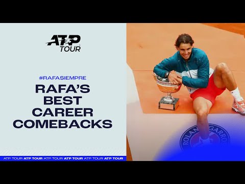 Rafael Nadal's BEST Career Comebacks 💥