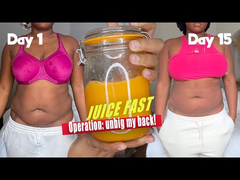 15 day juice fast challenge! WEIGHT WAS MELTING OFF!!  BUT I WAS FIGHTING FOR MY LIFE 😭