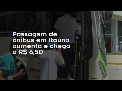 Vídeo: Passagem de ônibus em Itaúna aumenta e chega a R$ 6,50