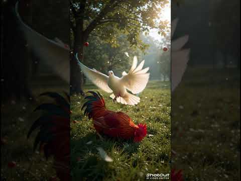जब कबूतर ने मुर्गे की जान बचाई 😢💔 | Emotional Story | Moral Short"