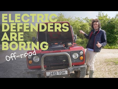 EV OFF-ROADING in a one of a kind DEFENDER. Does it require any skill? Electric Defender KIT Test!