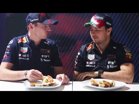 Tasting Mexican Food With Max Verstappen and Sergio Perez