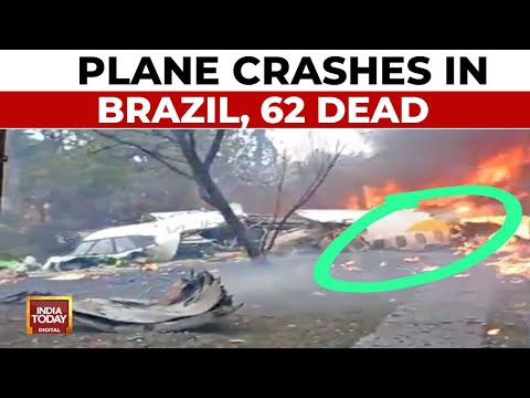 Plane Crashes in Brazil, 62 Dead; Investigation Underway | International News