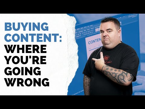 Where You're Going Wrong When It Comes To Buying Content #shorts