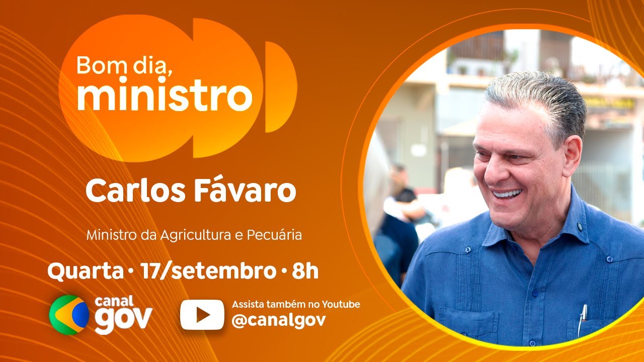 🔴 Bom Dia, Ministro I Carlos Fávaro