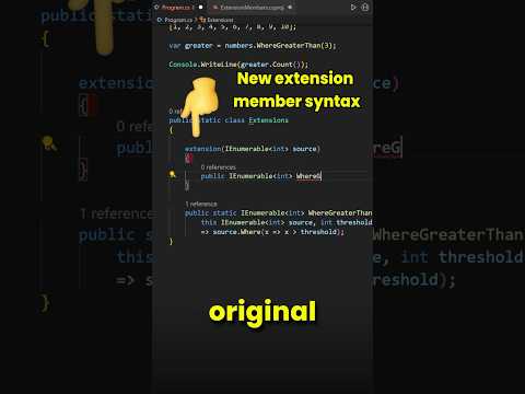 Extension members in C# are awesome