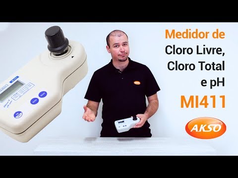 Medidor de Cloro Livre, Cloro Total e pH - MI411