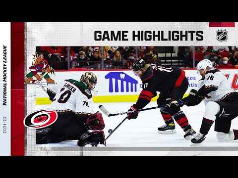 Coyotes @ Hurricanes 10/31/2021 | NHL Highlights