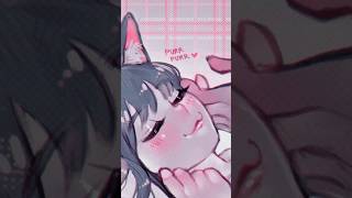Purr Purr #art #speedpaint #timelapse