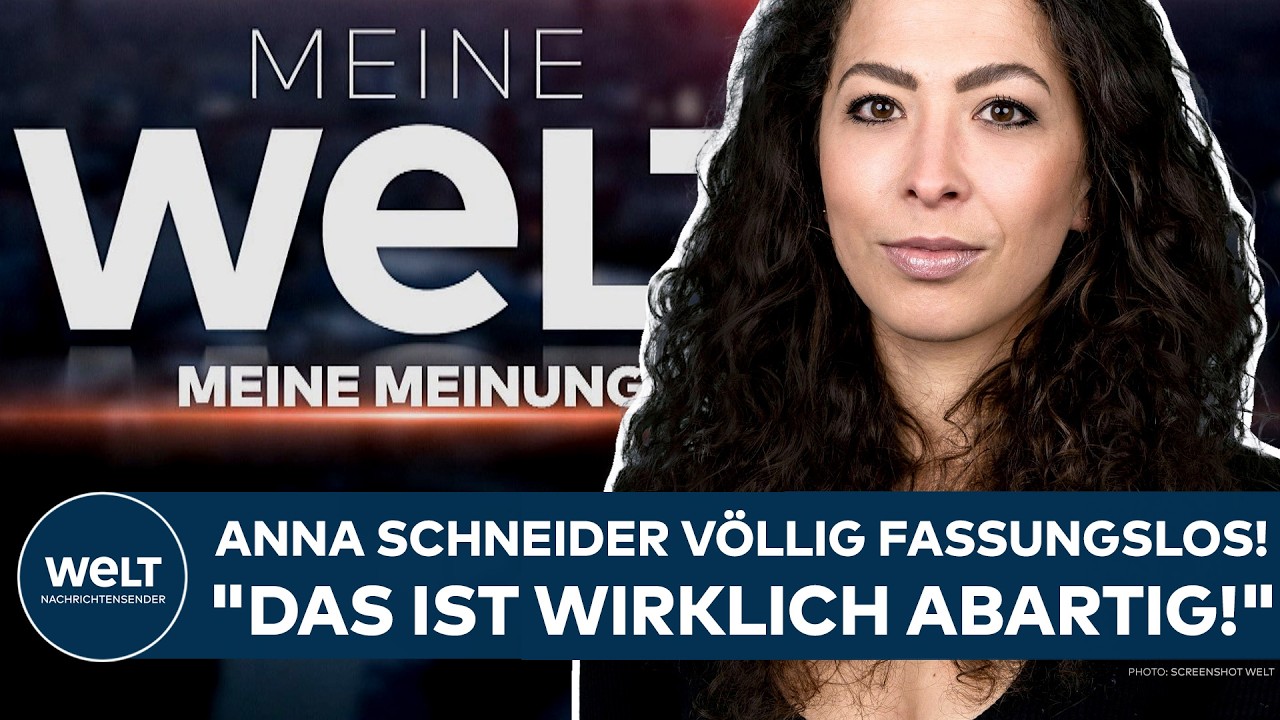 ANNA SCHNEIDER: "Das wäre ein Ende der Meinungsfreiheit in Europa!" Meine WELT - Meine Meinung