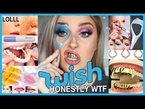 TRYING WISH GADGETS ? Gold Teeth, Pore Vaccum & More!