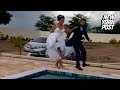 Groom's prank soaks bride in viral video, see how netizens react
