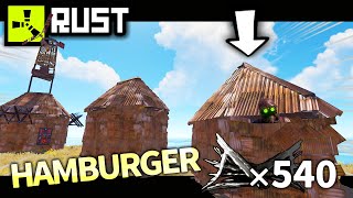 ”HAMBURGER🍔” 初心者ソロでも簡単！4分で建てれる最強ピークのサブ拠点の建て方