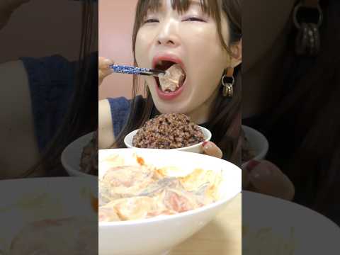 【ASMR】韓国でバズった話題のサーモンカクテキ作って食べたらご飯止まらないやばうまだった。。