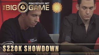 The Big Game S1 ♠️ W8, E1 ♠️ @LexVeldhuisTV vs Justin Bonomo: $220K POT♠️ PokerStars