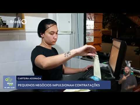 Pequenos negócios impulsionam contratações com carteira assinada