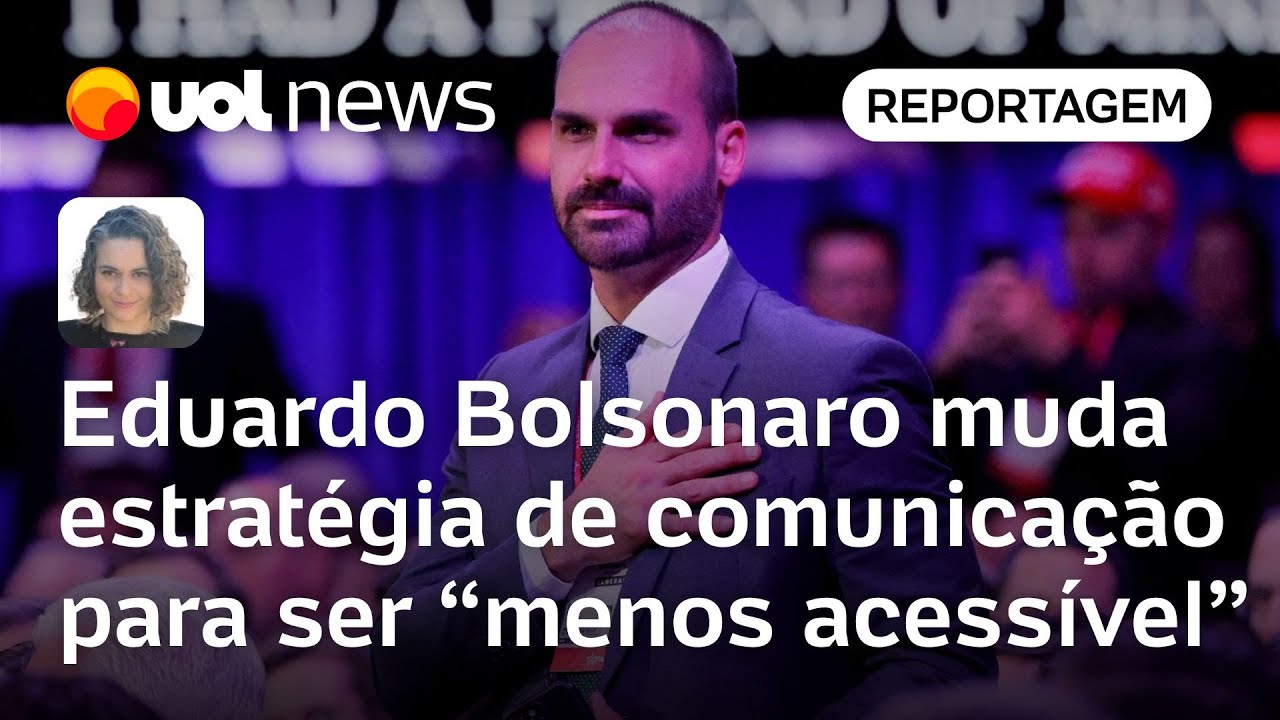 Eduardo Bolsonaro muda estratégia de comunicação para ser menos acessível | Mariana Sanches