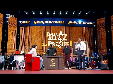 Dalla A alla Z dal Preside! - Stasera tutto è possibile 01/04/2024