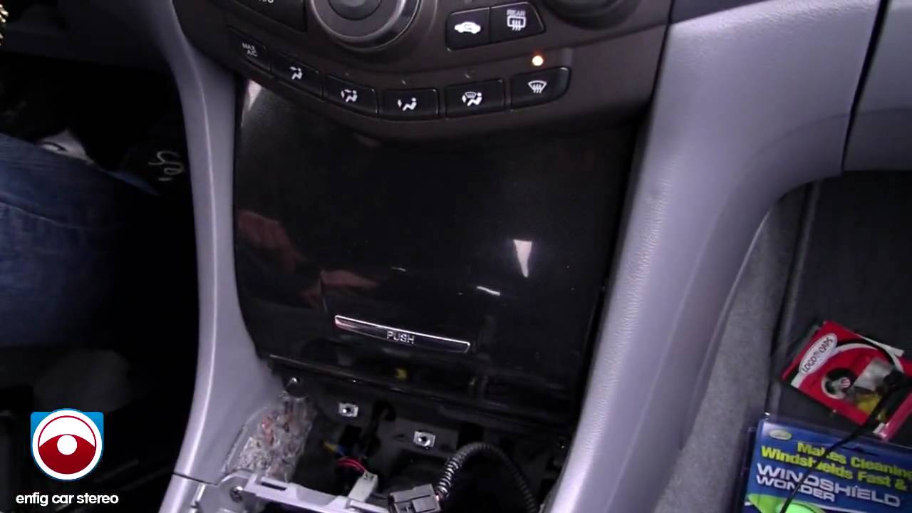 2007 Honda accord auxiliary input install #4