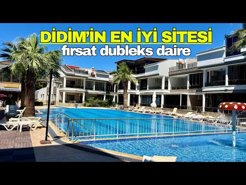 HAVUZLU GÜVENLİKLİ SİTE İÇİ SATILIK 3+1 DUBLEKS DAİRE-A534 #didim #satılık 