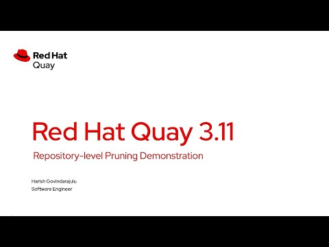 Red Hat Quay 3.11 Repository-level auto-pruning