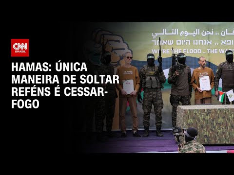 Hamas: única maneira de soltar reféns é cessar-fogo | LIVE CNN