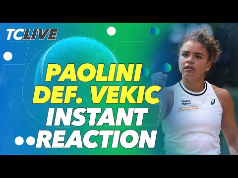 Jasmine Paolini Powers Past Vekic, Advances To First Wimbledon Final | Tennis Channel Live