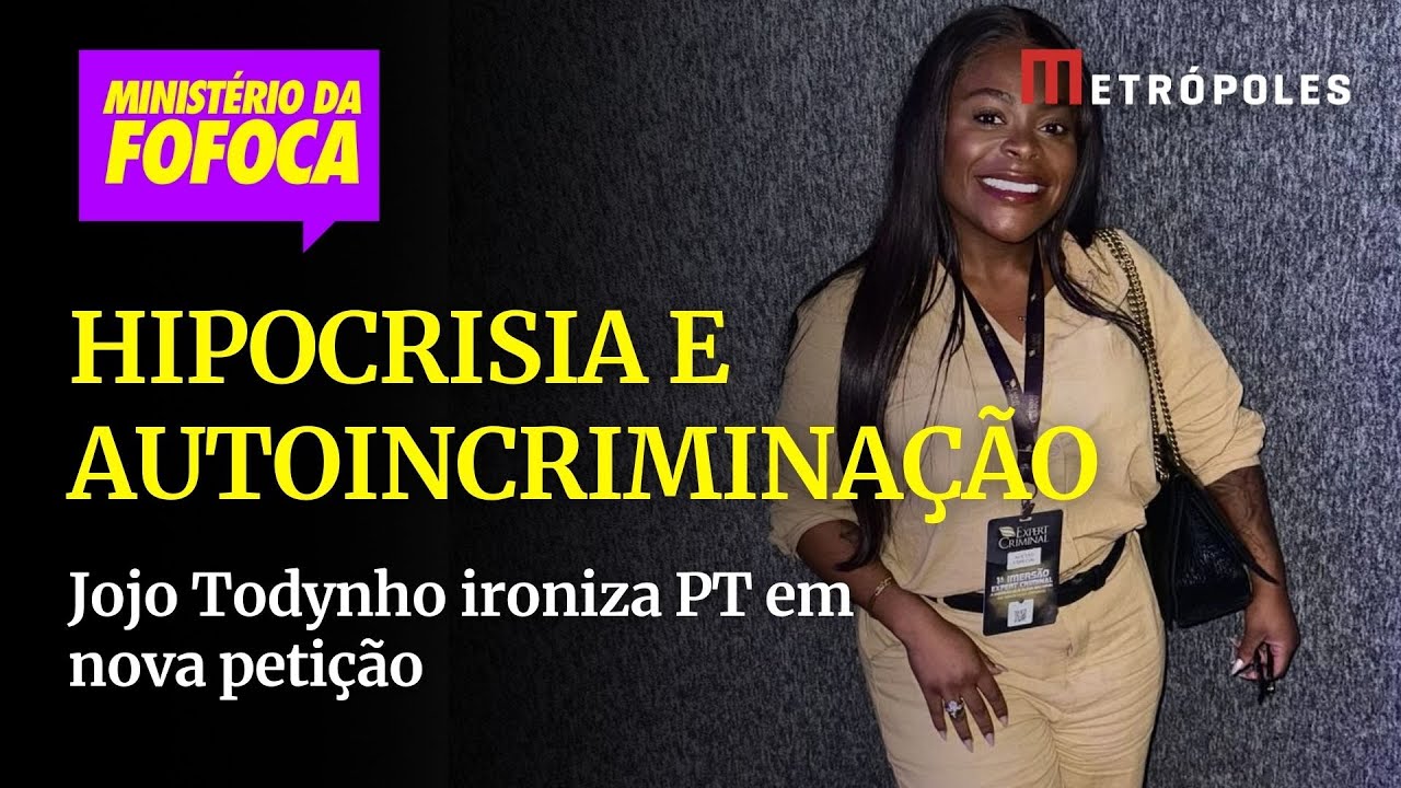 Hipocrisia e autoincriminação Jojo Todynho ironiza PT em nova petição
