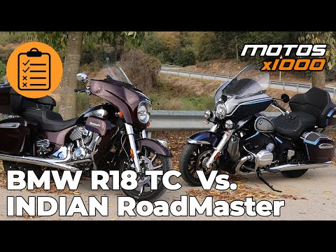 Indian Roadmaster vs BMW R18 Transcontinental. Duelo de Titanes. | Motosx1000