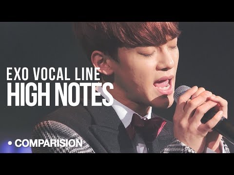EXO - High Notes : Live Vs Studio (Comparision | Vocal Line)