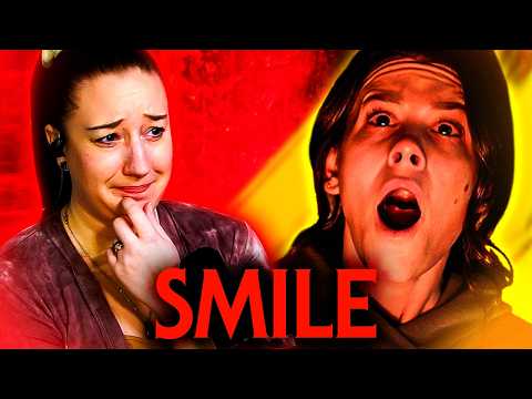 Watching SMILE for the first time, but not smiling much... 🫣😨 | Movie Reaction