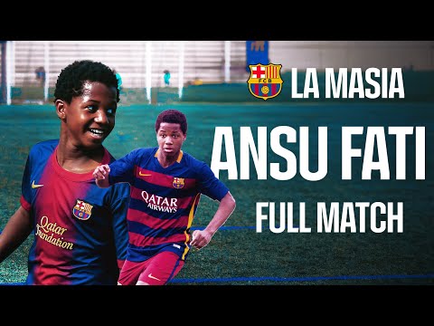 🍿 ENJOY ANSU FATI's PERFORMANCE AT LA MASIA AT THE AGE OF 11 | FULL MATCH 💎 | FC Barcelona