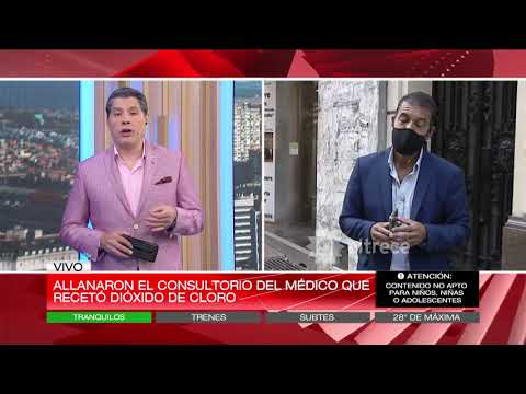 No le dieron dióxido de cloro, murió y ahora la familia va contra la clínica: Allanan al médico