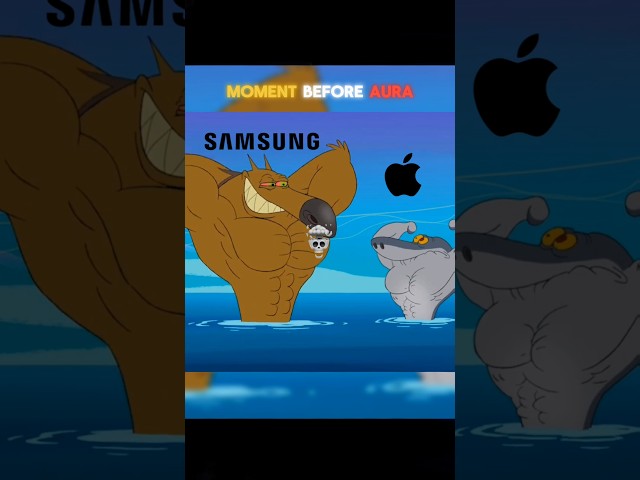 Samsung vs iphone 💀 #samsung #iphone