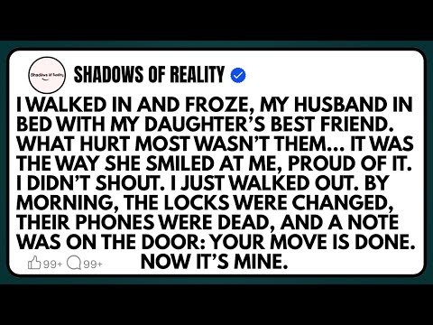I walked in and froze—my husband in bed with my daughter’s best friend. What hurt most wasn’t them…