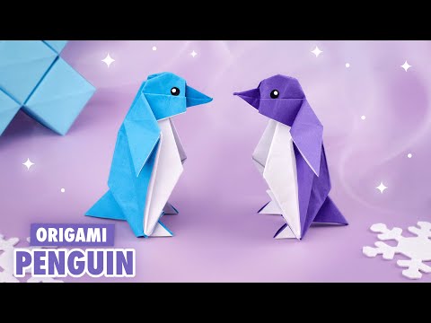 Оригами Пингвин из бумаги | Origami Paper Penguin
