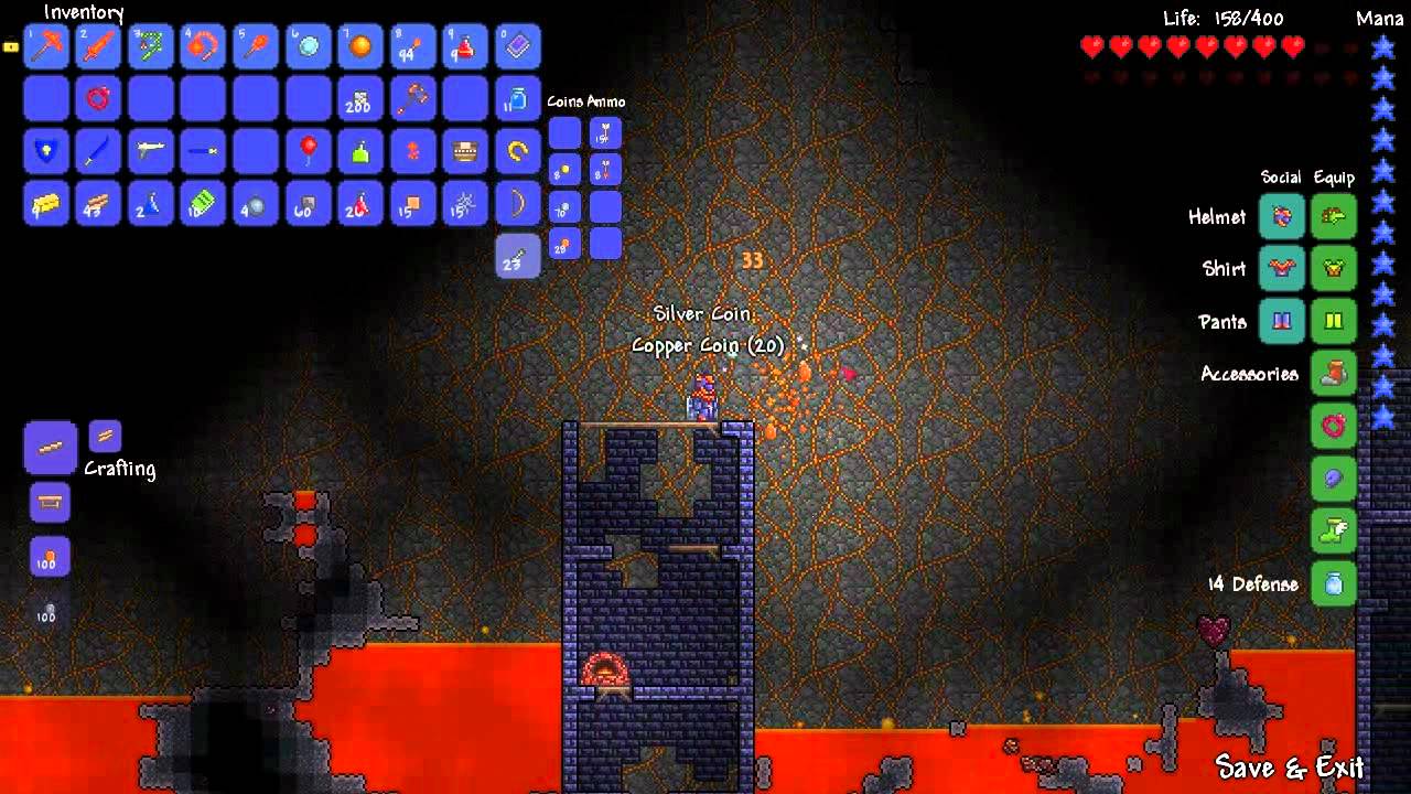 Adventures In Terraria Taking Down Skeletron Dungeon Run