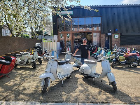 Vespa GS 160 Mk1, TV200 and GS 150 VS5 fully restored examples.