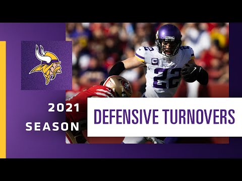 Every Turnover Caused By the Minnesota Vikings Defense During the 2021 Season video clip