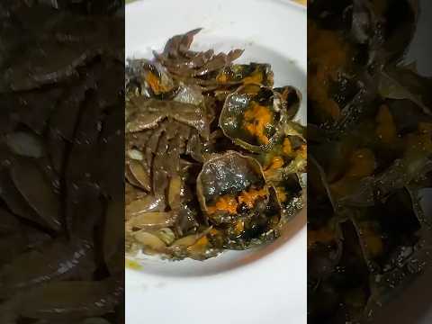 ของอร่อย ที่มีเฉพาะช่วงนี้ ปูใบไม้ #crab #seafood #eat #Pickled #food