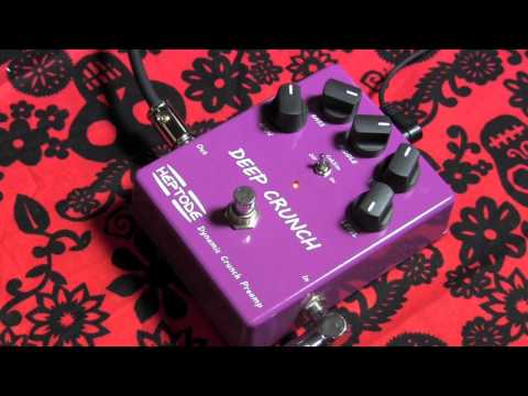 Heptode Deep Crunch overdrive preamp guitar effects pedal demo
