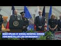 Live: Biden delivers remarks at 40th Annual National Peace Officers Memorial Service | NBC News  - 45:41 min - News - Video