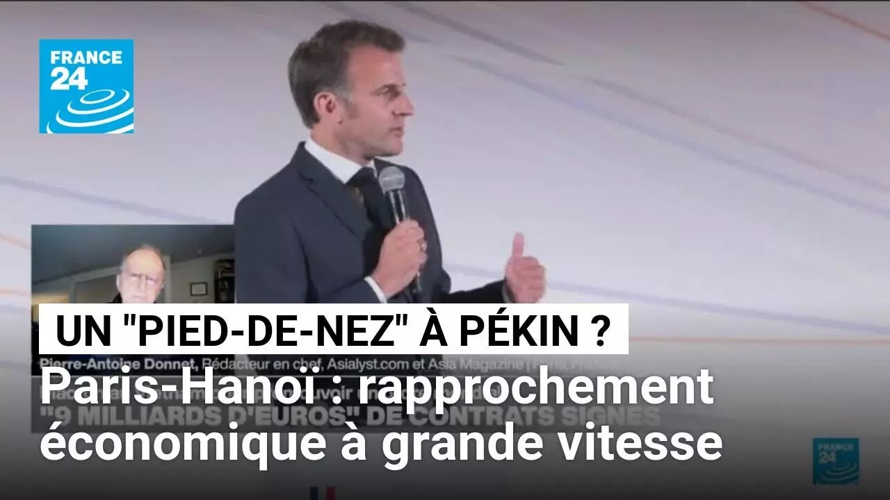 En Asie du Sud-Est, Macron plaide pour une diversification économique et géopolitique