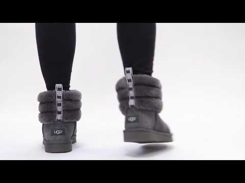 Ugg black fluff sale mini quilted boots